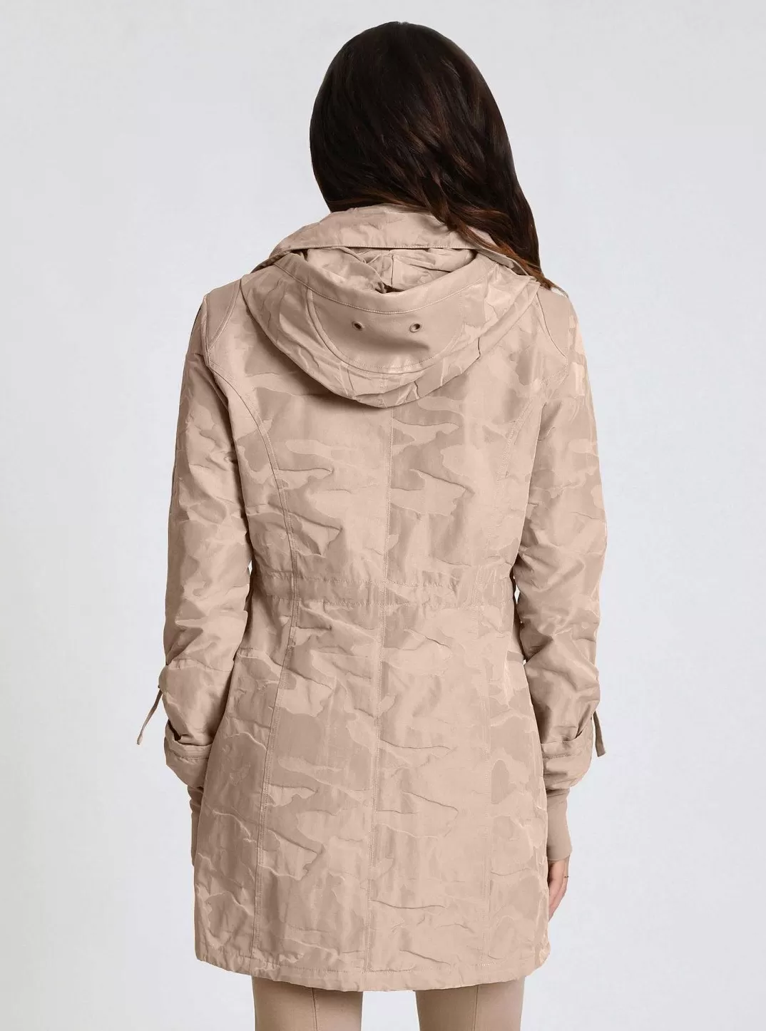 Blanc Noir Anorak Camouflage^Femmes Vestes Et Anoraks