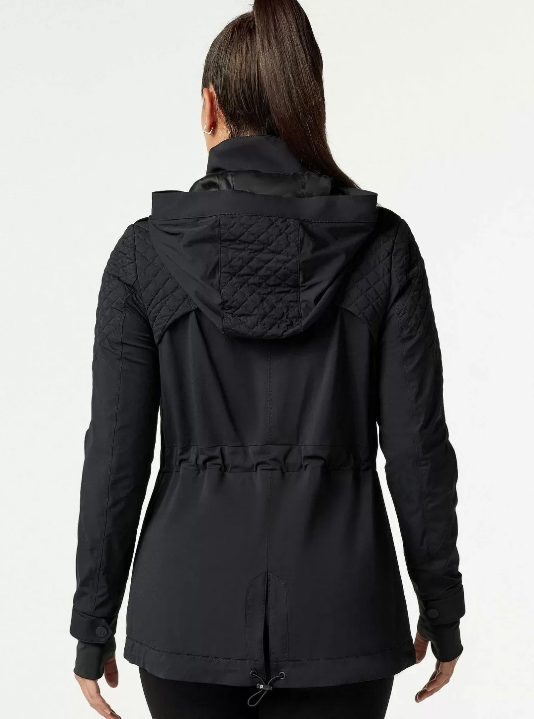 Blanc Noir Anorak Matelasse Mastermind^Femmes Cerveau Et Tectonique