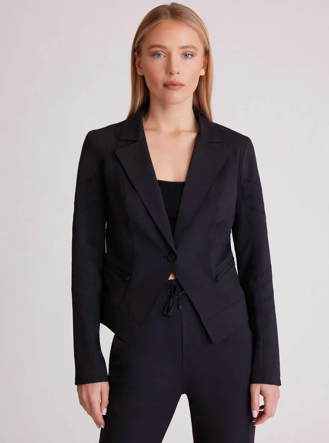 Blanc Noir Blazer Tectonique^Femmes Cerveau Et Tectonique