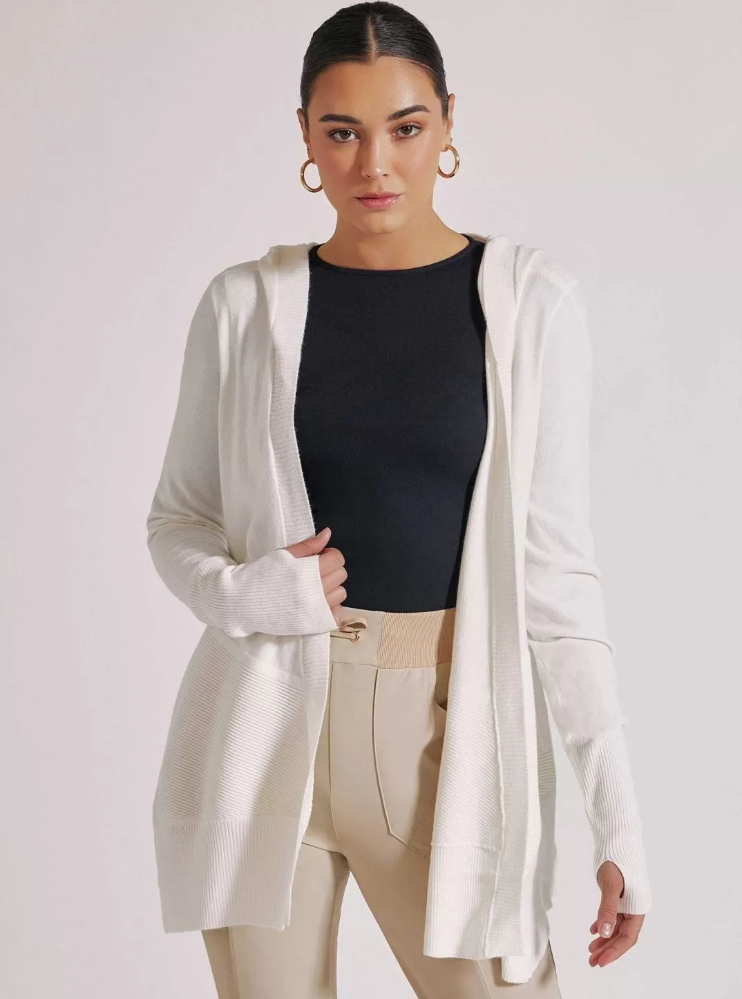 Blanc Noir Cardigan Portola Court^Femmes Hauts