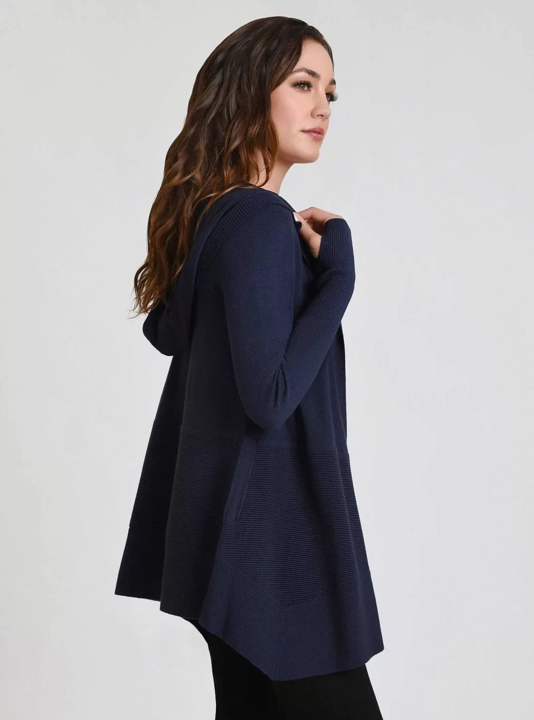 Blanc Noir Cardigan Portola Court^Femmes Bleu Marine