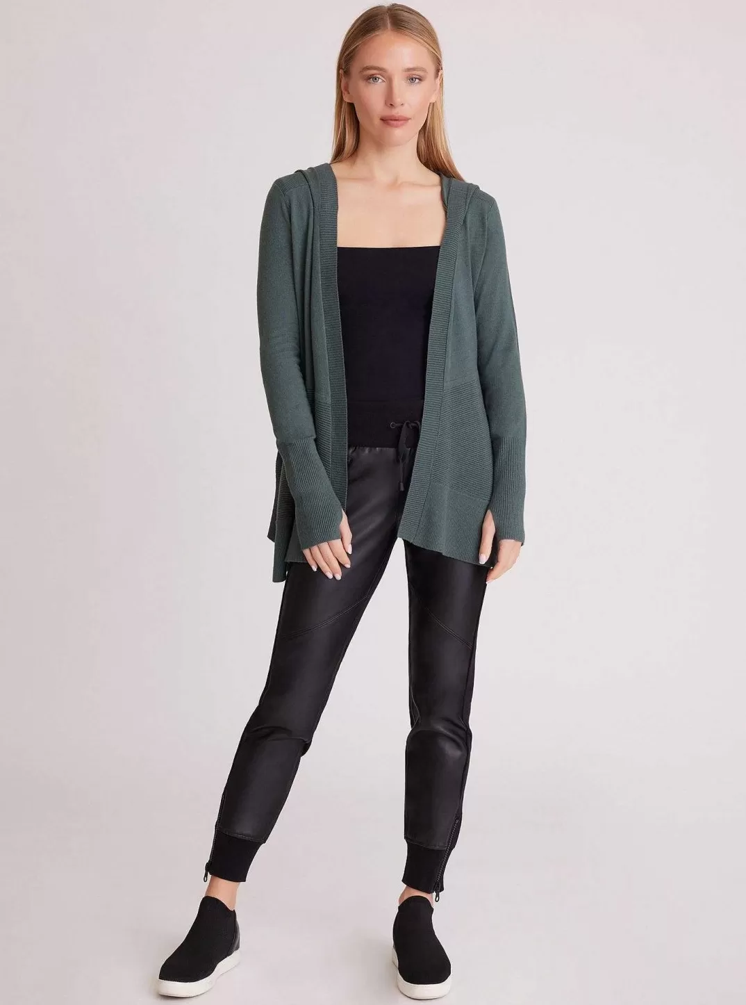 Blanc Noir Cardigan Portola Court^Femmes Chandails