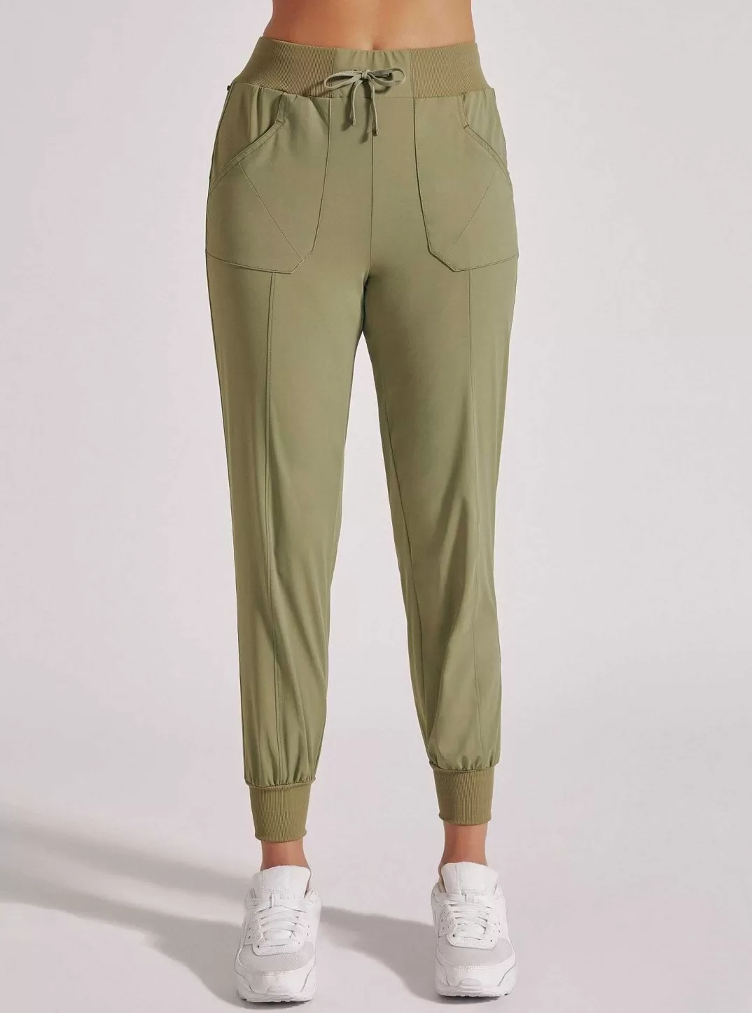 Blanc Noir Joggeur De Cerveau^Femmes Olive