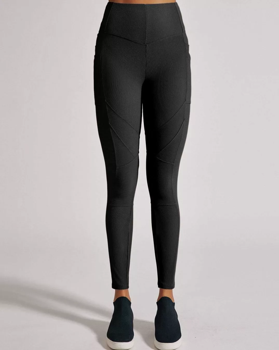 Blanc Noir Legging Cotele Directionnel^Femmes Voyage