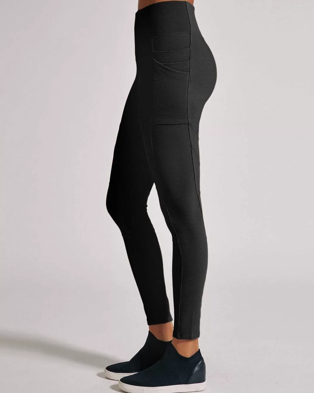 Blanc Noir Legging Cotele Directionnel^Femmes Voyage