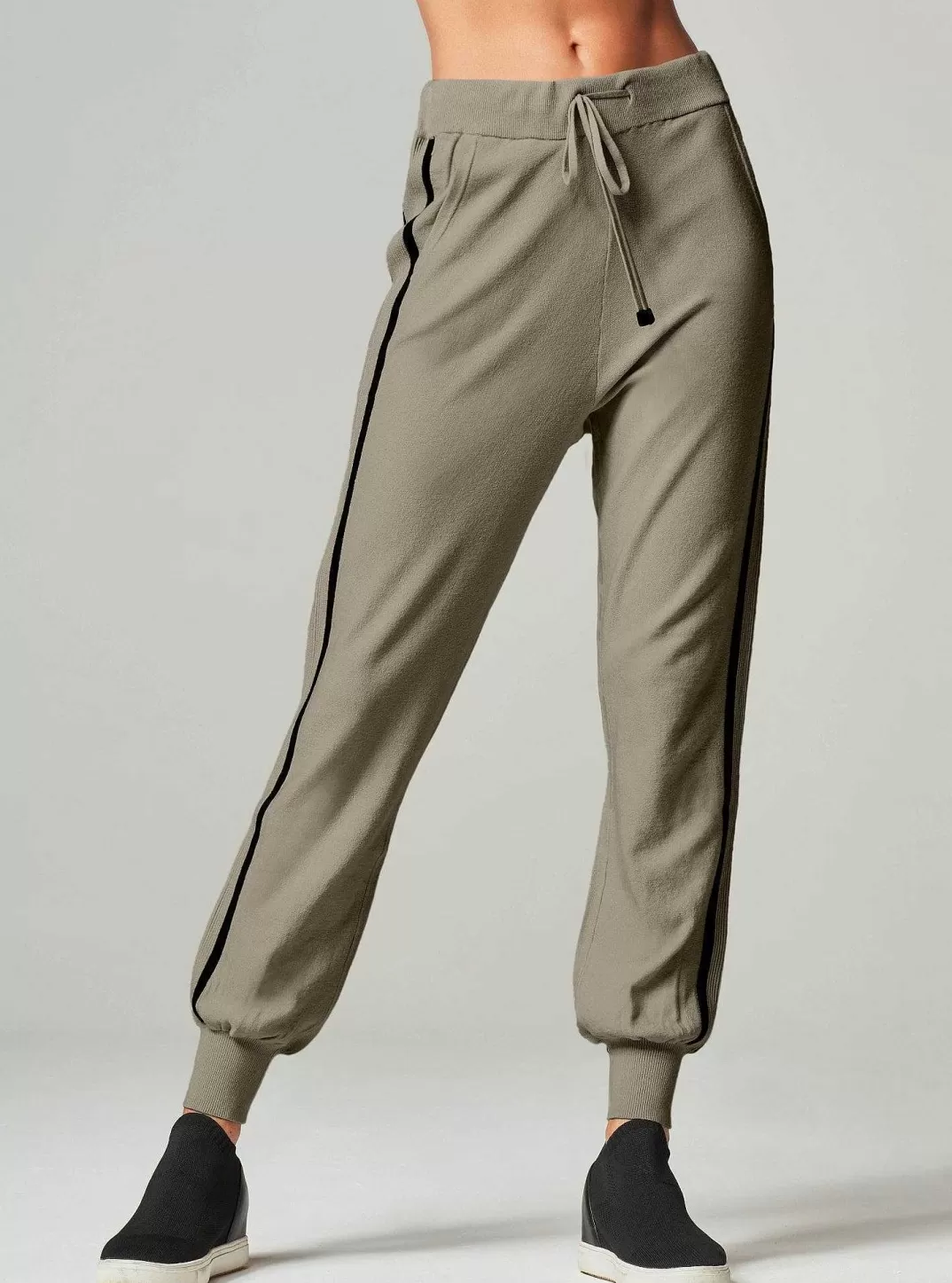 Blanc Noir Pantalon De Jogging Portola^Femmes Chandails