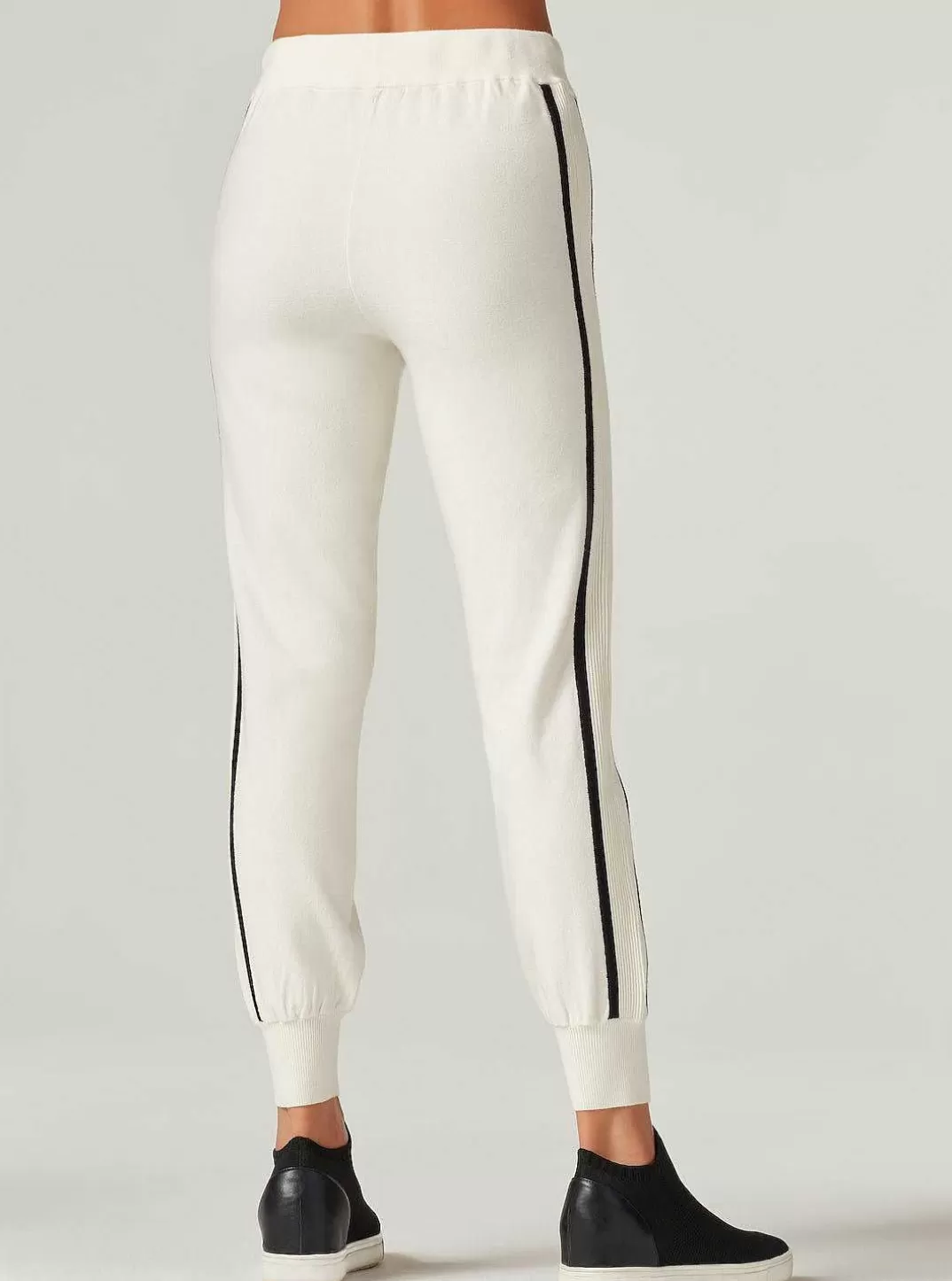 Blanc Noir Pantalon De Jogging Portola^Femmes Chandails