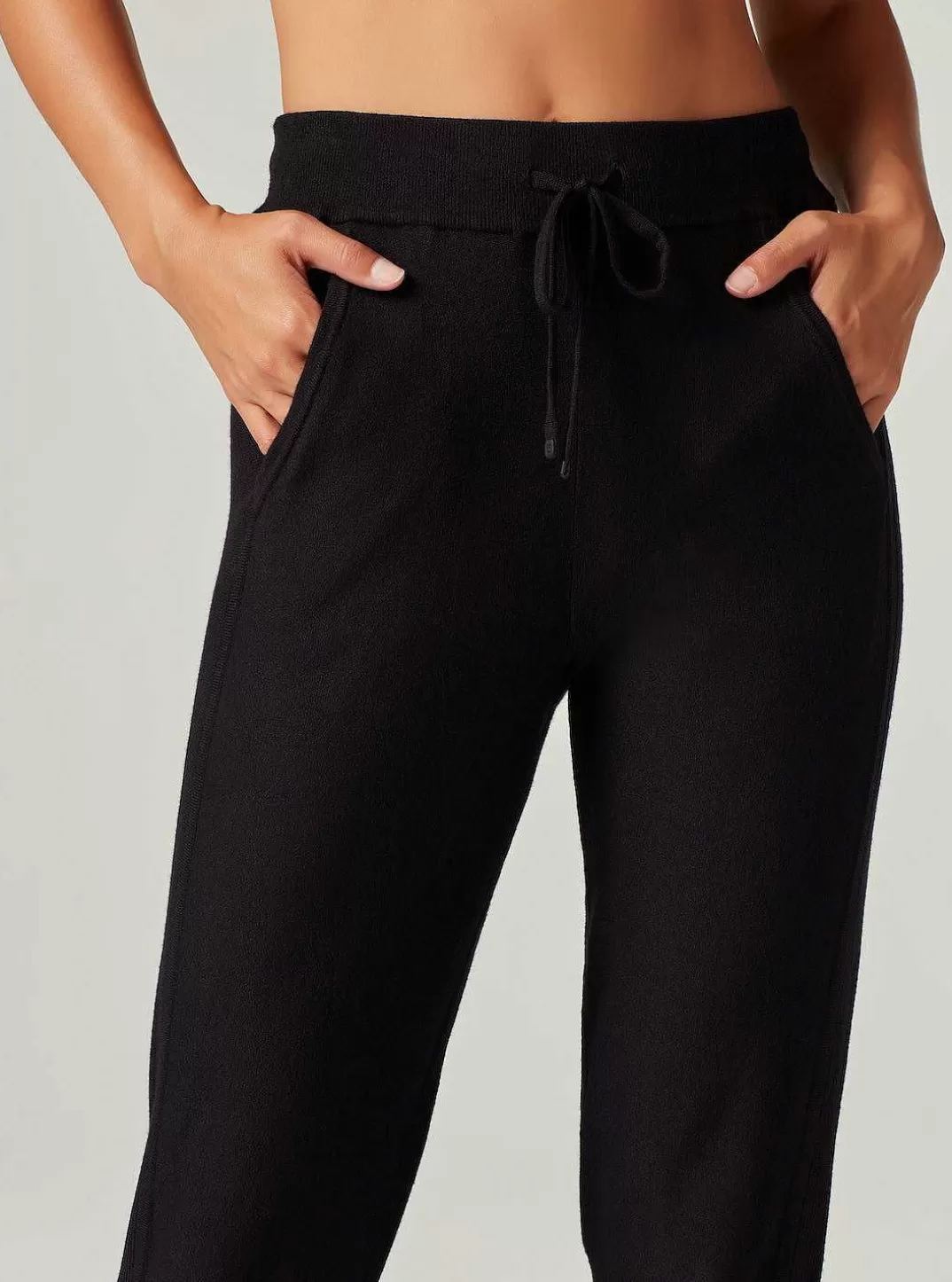 Blanc Noir Pantalon De Jogging Portola^Femmes Chandails