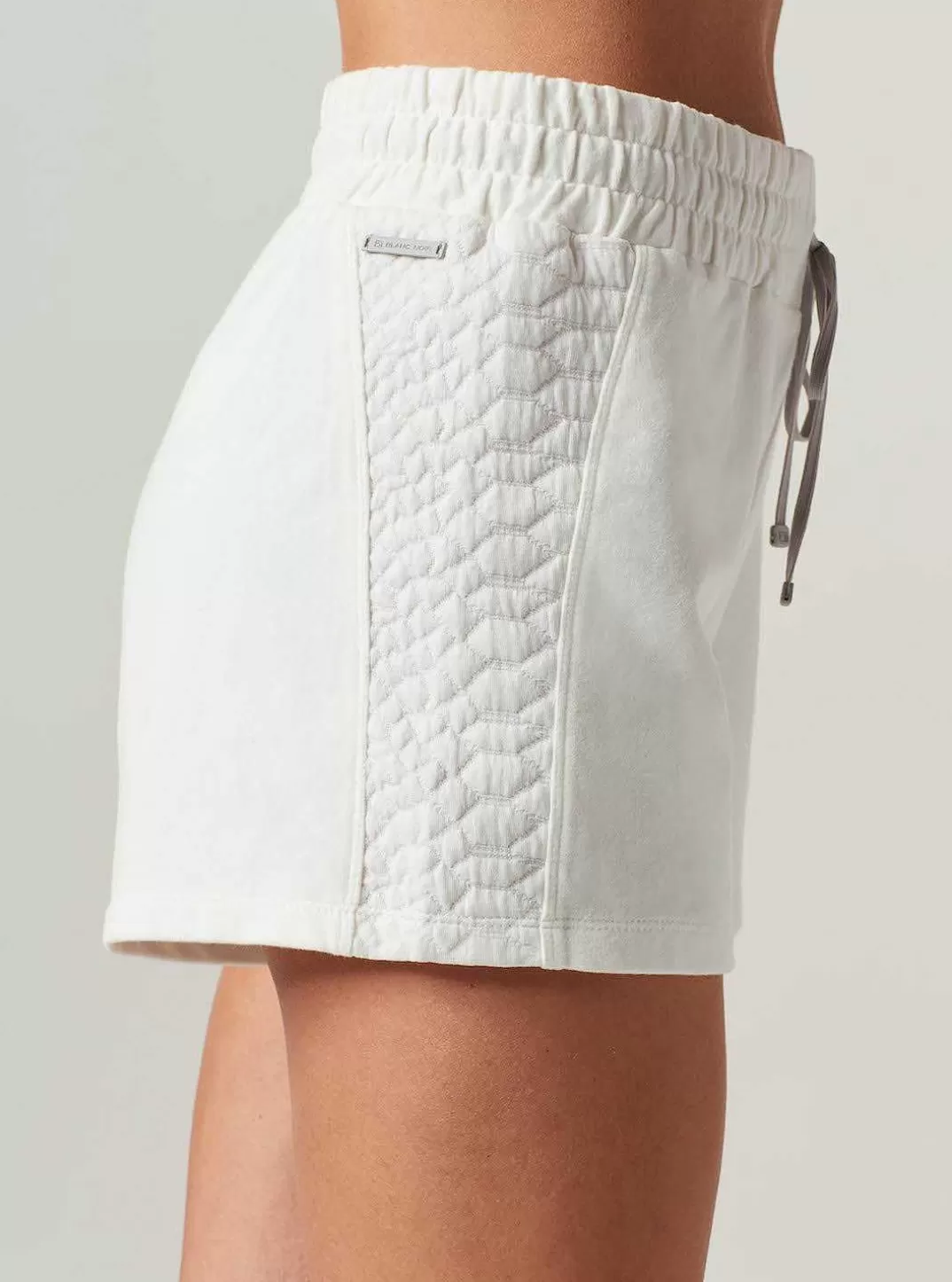 Blanc Noir Short En Tricot Croco^Femmes Bas