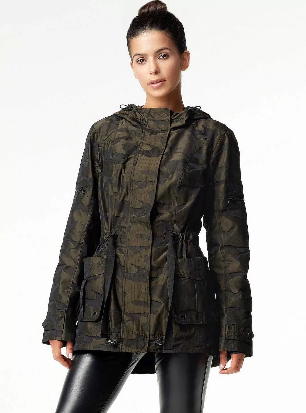 Blanc Noir Veste Grenadier Camouflage^Femmes Vestes Et Anoraks