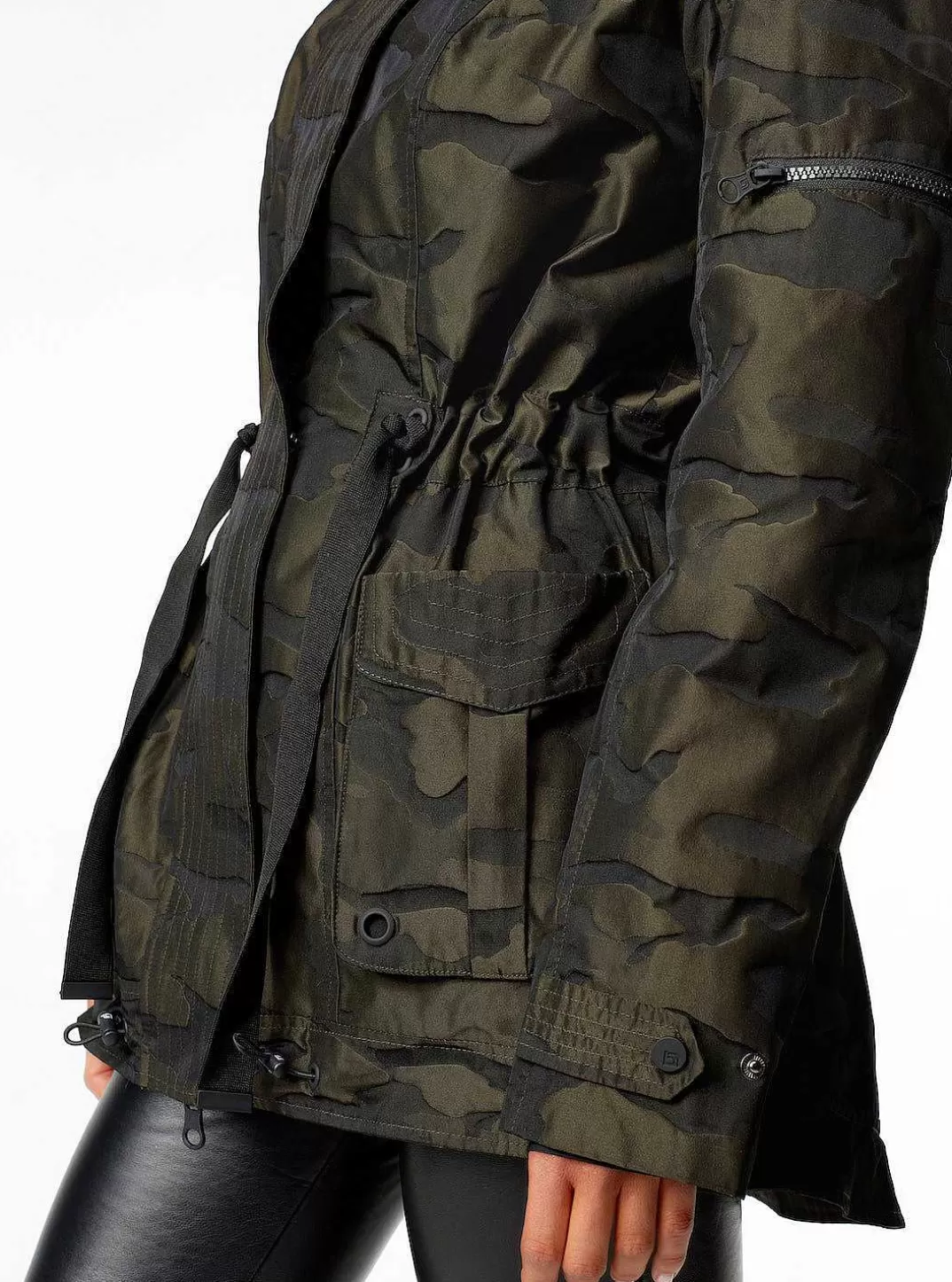 Blanc Noir Veste Grenadier Camouflage^Femmes Olive