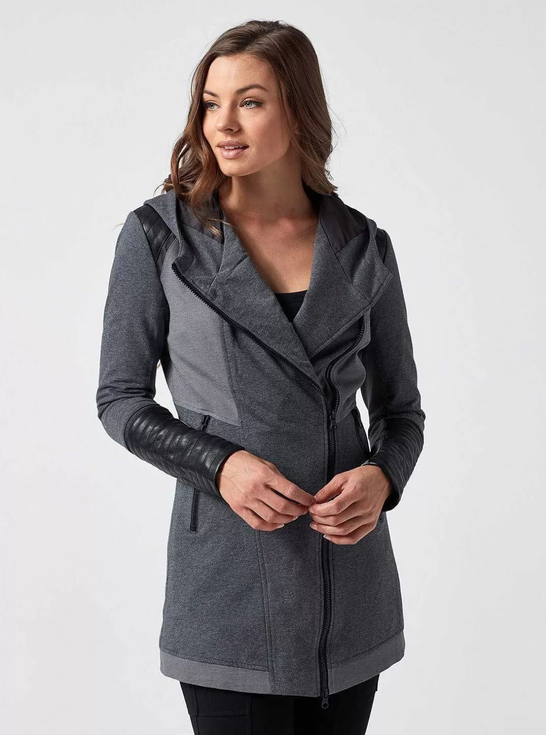 Blanc Noir Veste Traveler Mise A Jour^Femmes Voyage